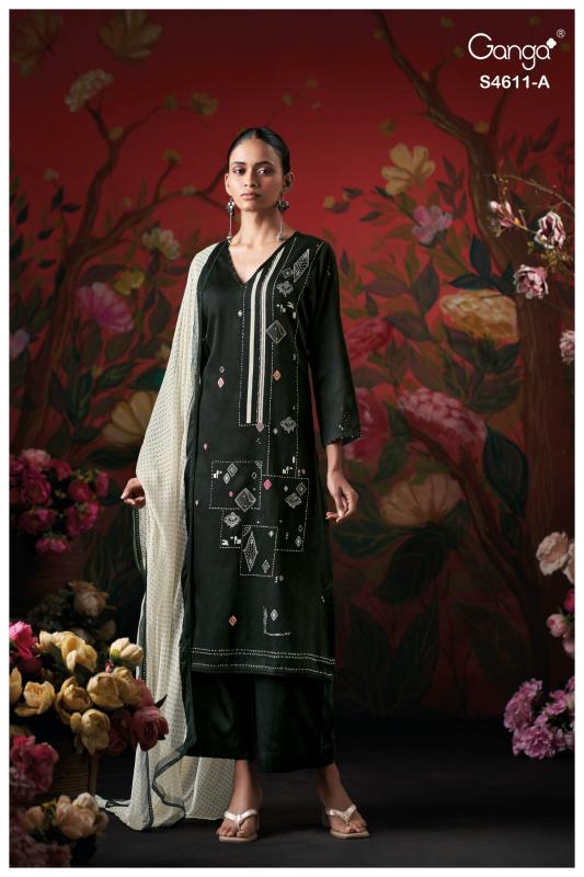 Ganga nivra 4611 wholesale dress materials in chennai